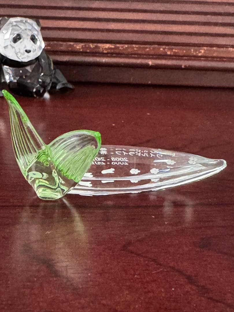 スワロフスキー　パンダ親子　フィギュリン