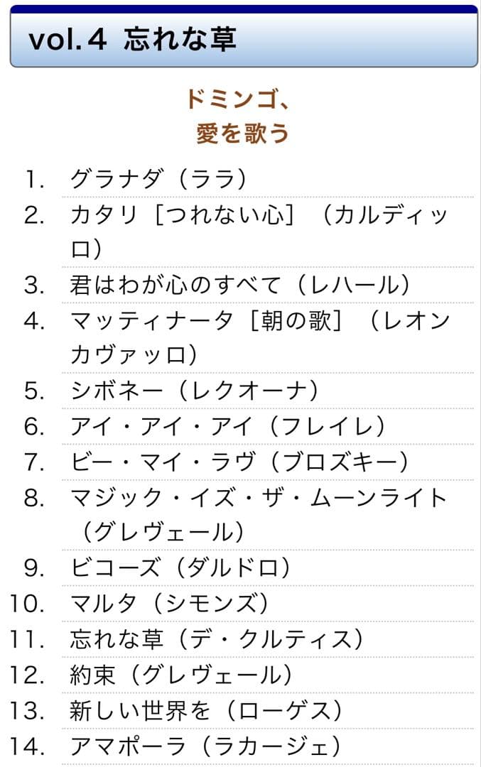 3大テノールの世界 CD全12巻