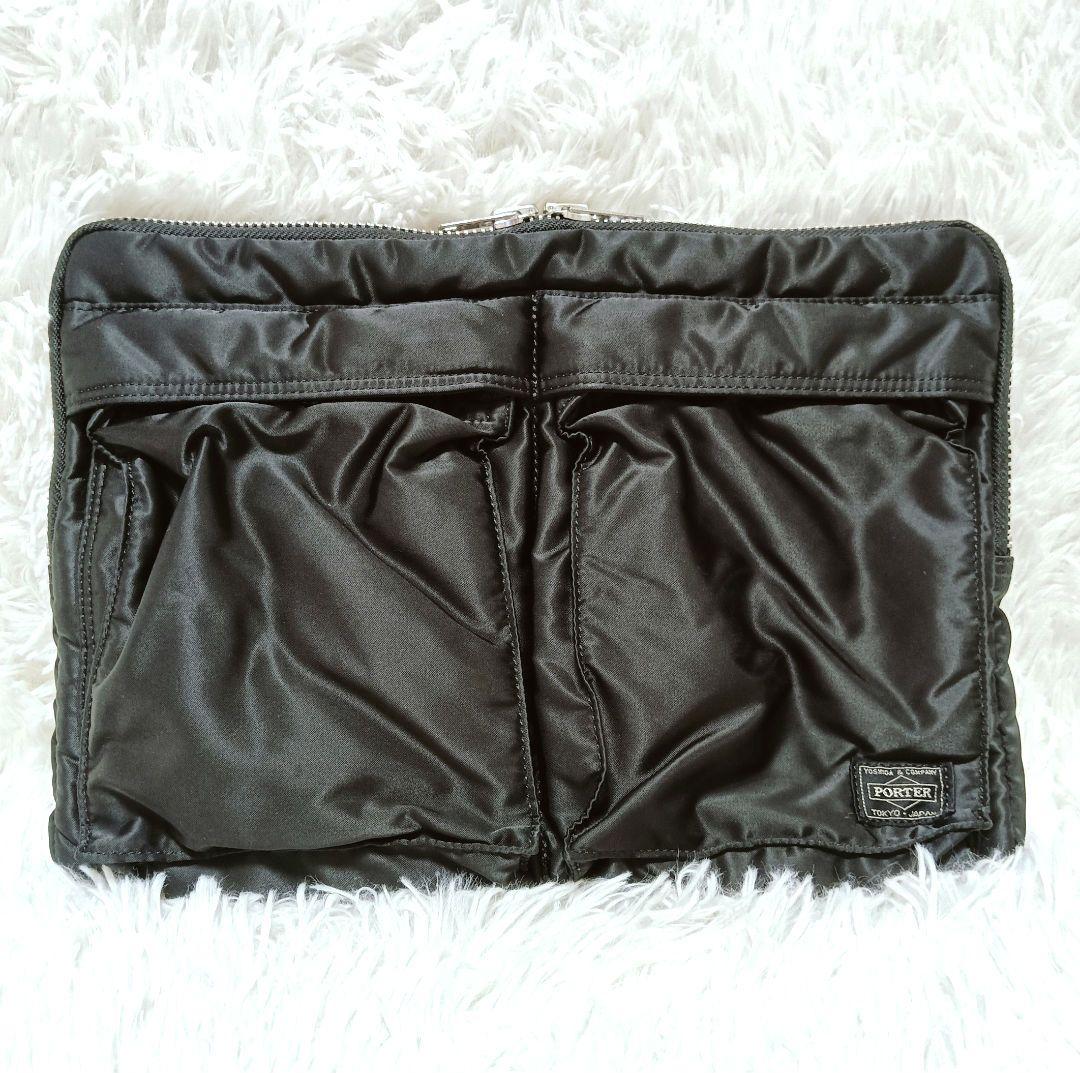 【極美品】ポーター タンカー ドキュメントケース 黒 ブラック