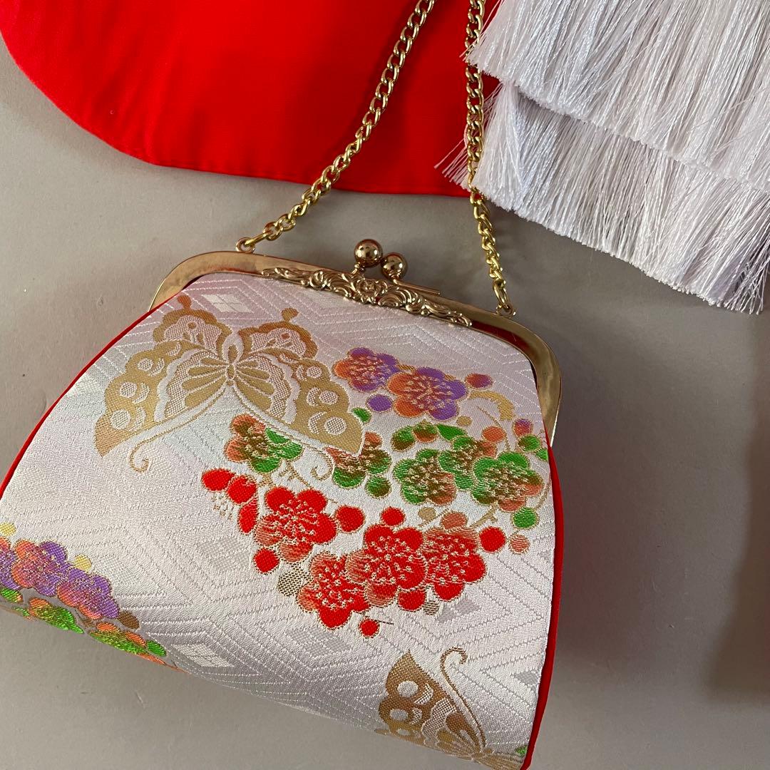 美品　七五三　3歳　正絹お着物セット　　作り帯コーデ