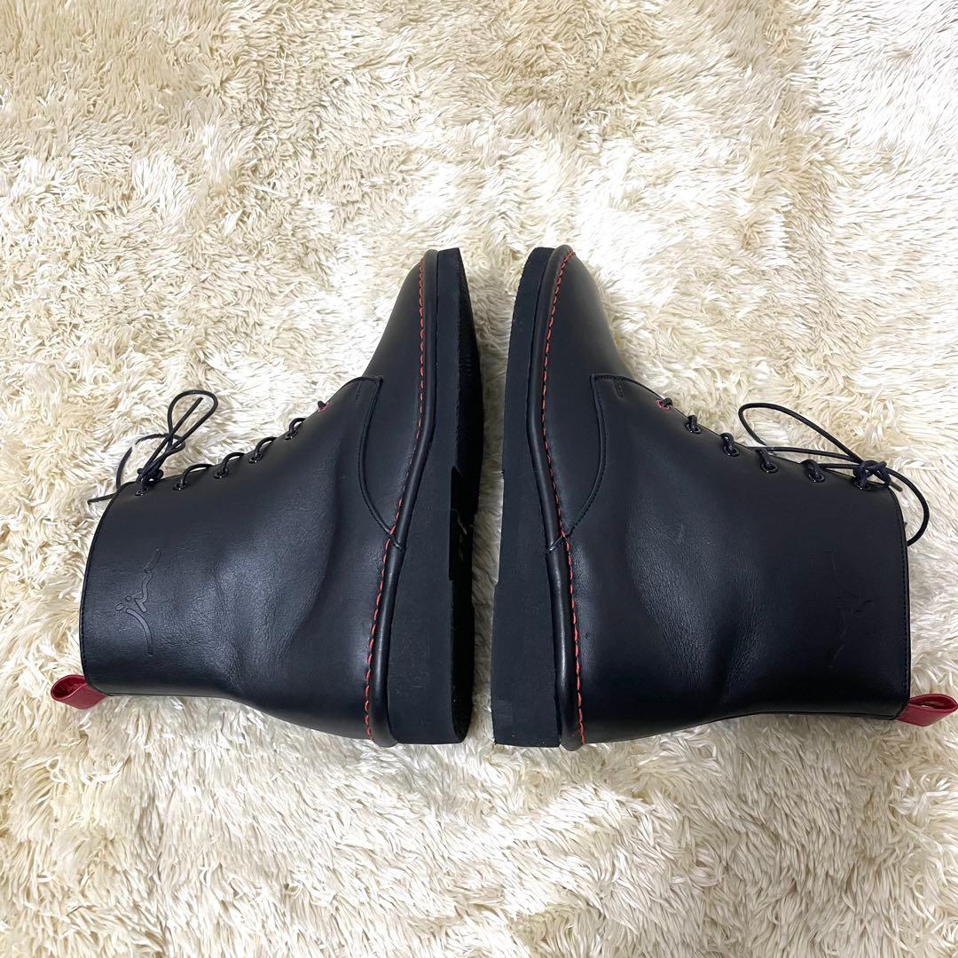 センソユニコ 慈雨 ブーツ 厚底 本革 サイドジップ 日本製 22.5cm