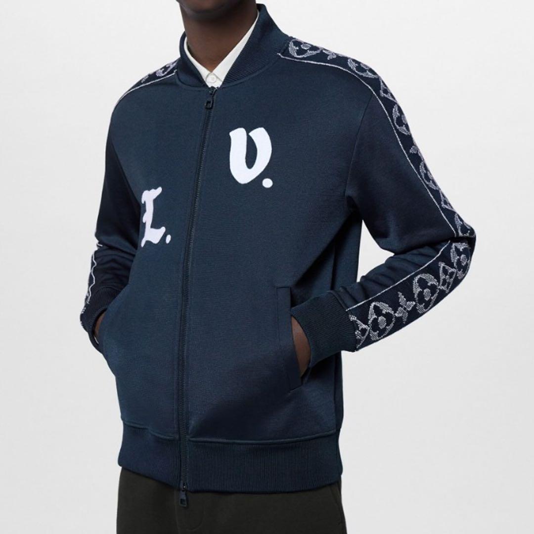 ヴィトン 刺繍 シグネチャー モノグラム トラックスーツ ジャケット