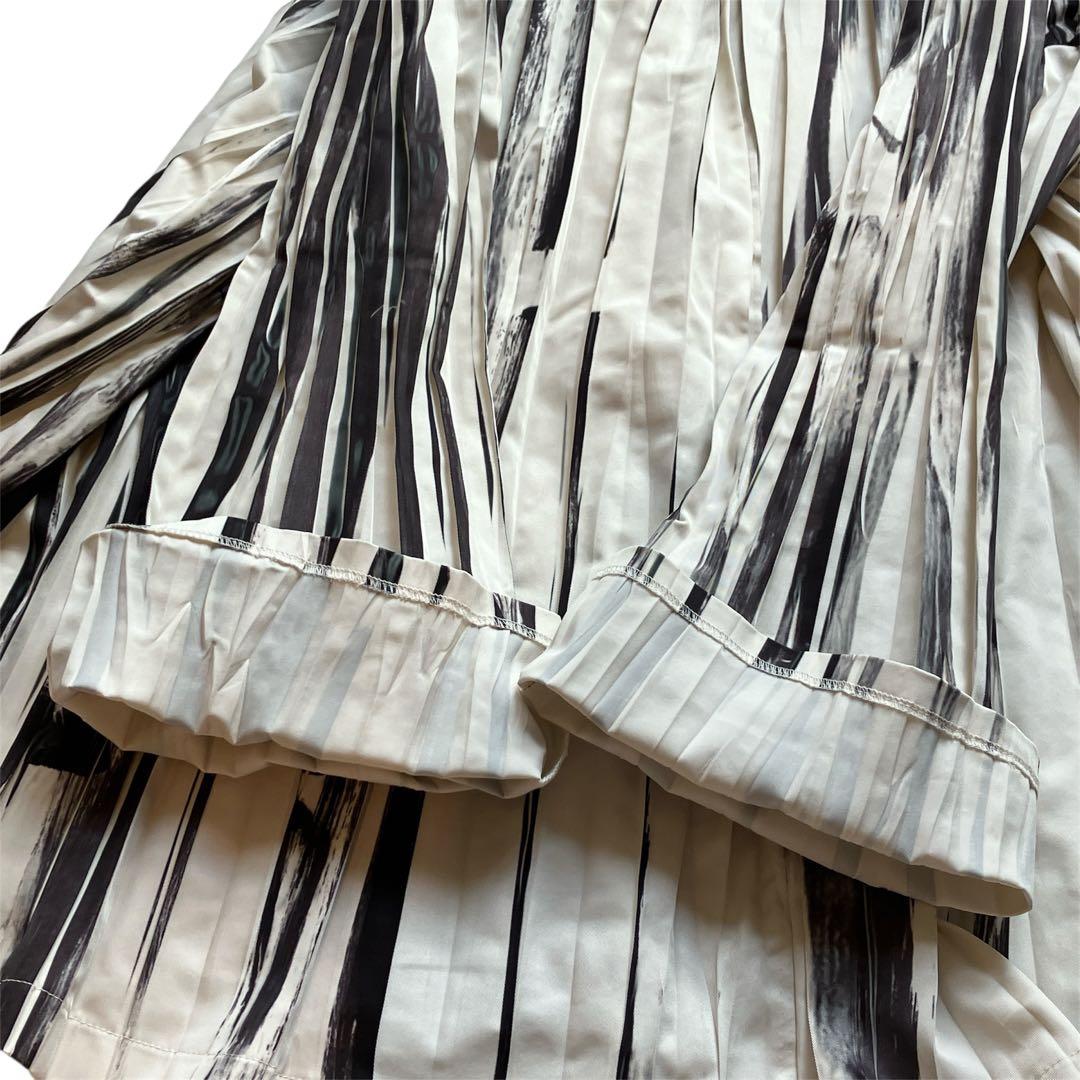 美品✨ リムアーク ブラウス　シャツ　トップス　プリーツ　フレア　長袖