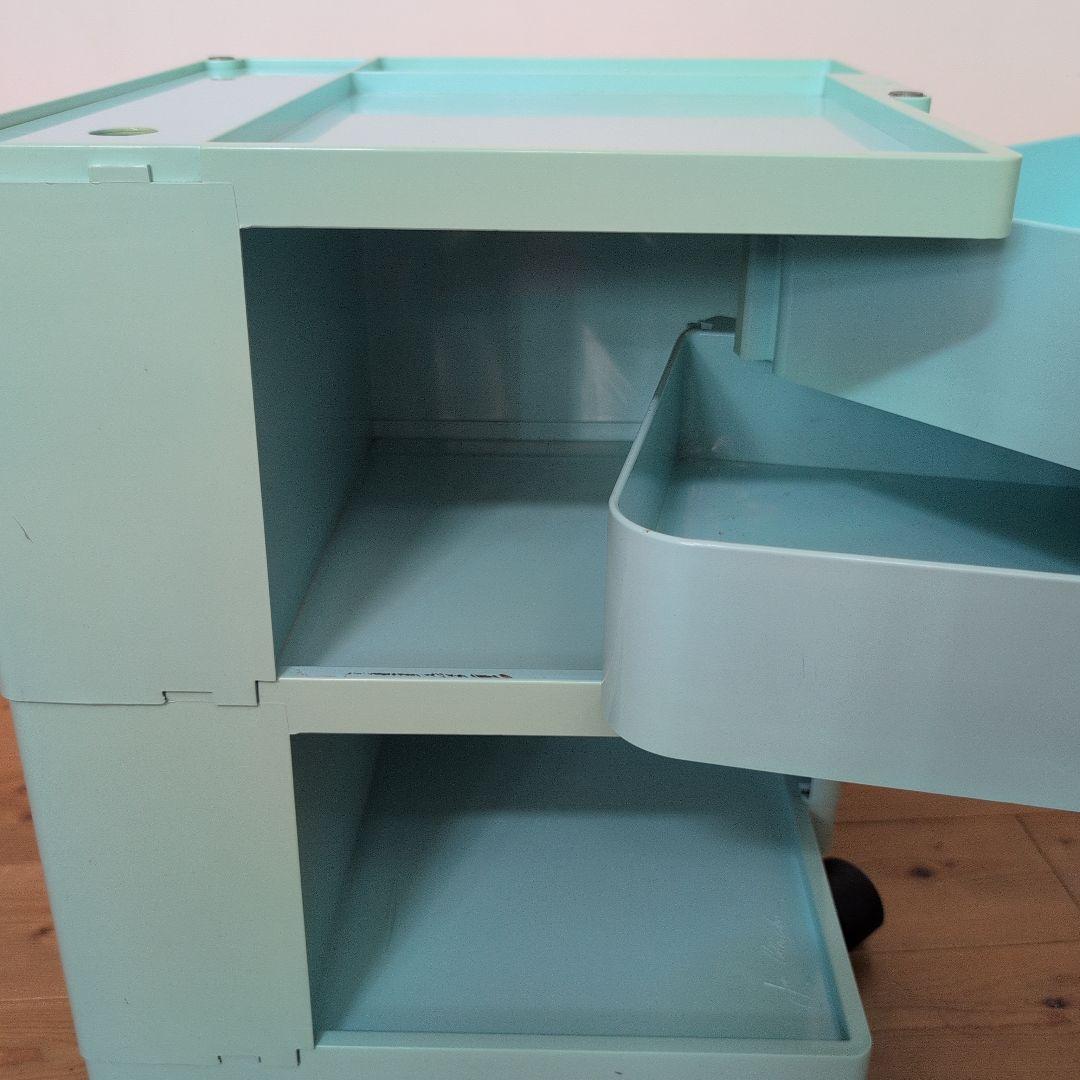 Joe Colombo B-LINE ビーライン ボビーワゴン2段　水色変色あり