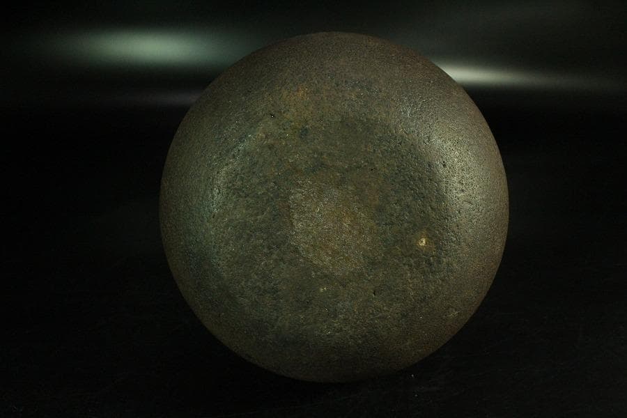 茶道具 饕餮紋 釜 古作 時代物(K-A822)