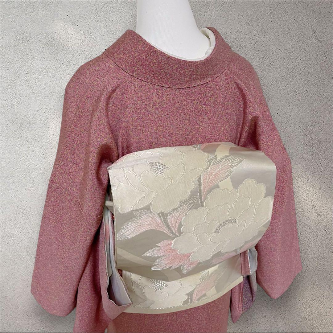 Y240 正絹 訪問着 作家物 フルセット 身丈157 裄丈68