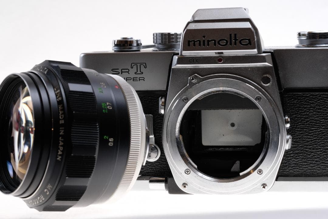 露出計OK ミノルタ SR-T SUPER + 58mm F1.2 難あり作例付
