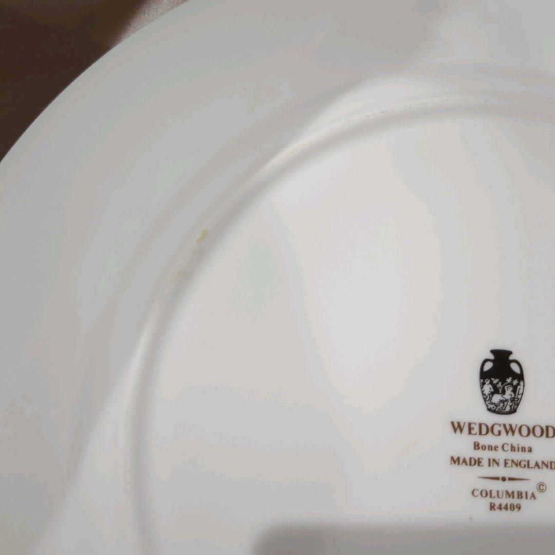 ウェッジウッド コロンビア　セージグリーン 27cmディナープレート　5枚セット