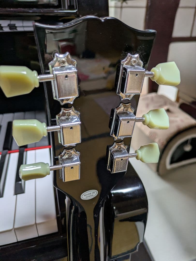 レフティ　レスポール　 エレキギター　 サンバースト　メイソン　Maison