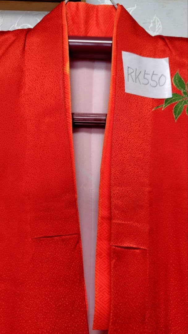 RK550子供着物7歳前後用着丈132センチ裄丈57センチ正絹綺麗美品