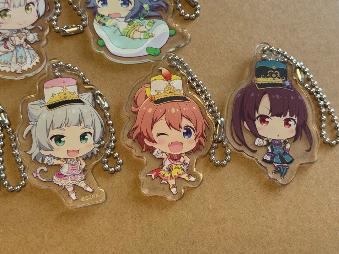 オンゲキ アクリルキーホルダー 全16種コンプリートセット