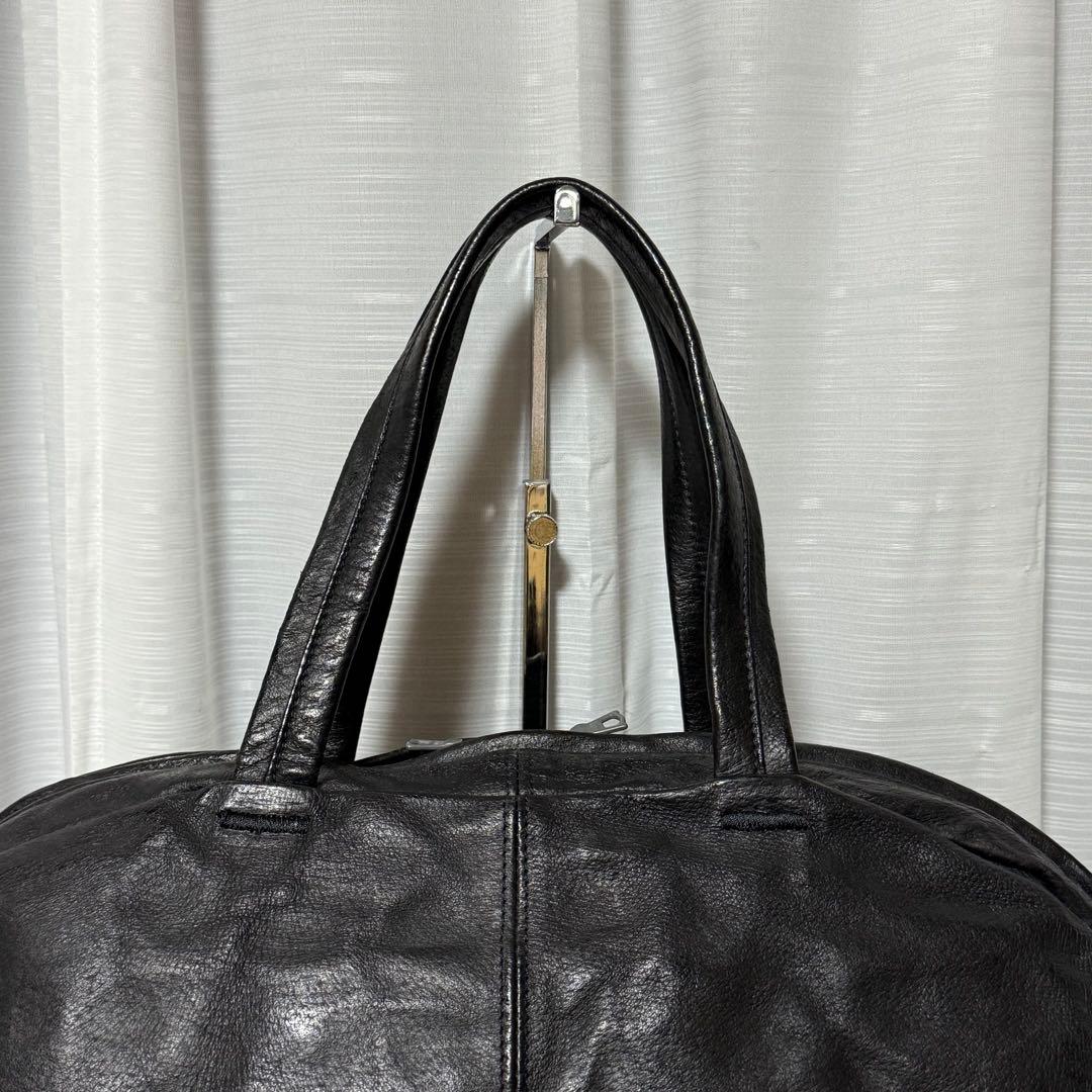 ⭐️極美品⭐️　イサムカタヤマバックラッシュ　ボストンバッグ　ブラック　レザー