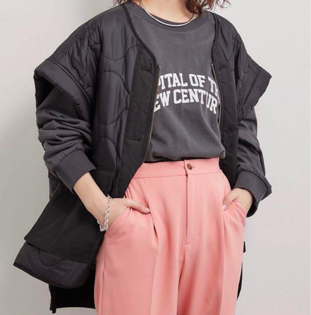 etsinta エシンタ マルチウェイモッズコート ベスト付き ブラック