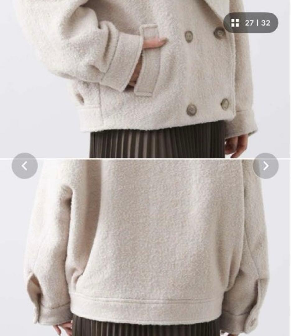 mii✨ ツィードショートＰコート　グレディ ブリリアン