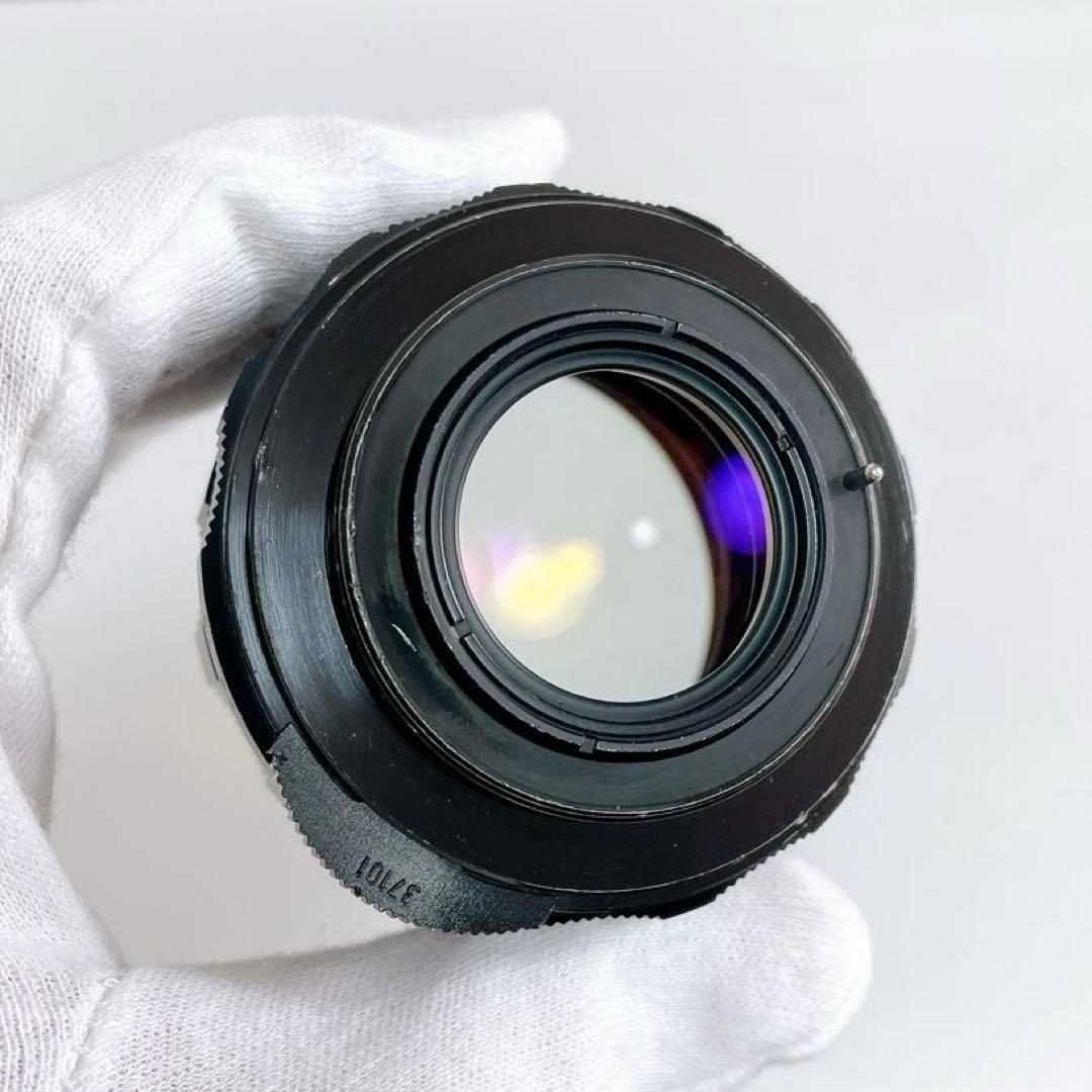 【虹色美フレア】 Super Takumar 55mm f1.8 整備済 m42