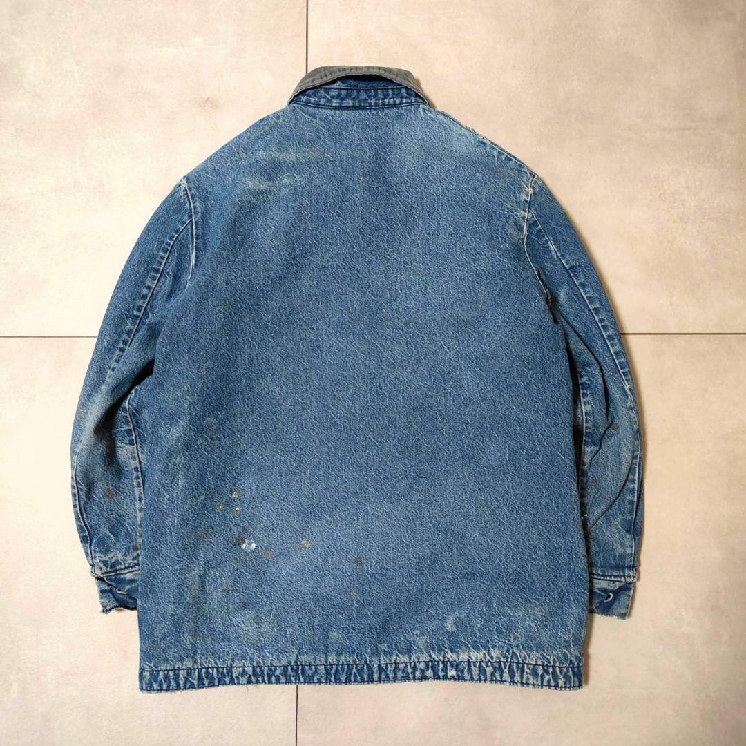 パッチワークリペア 雰囲気◎ ビンテージ デニム カバーオール