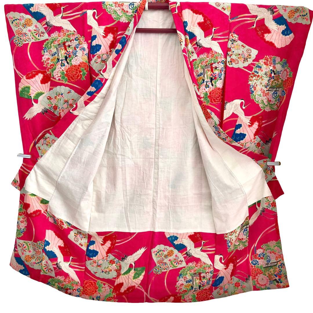 アンティーク7歳 女の子 子供着物 七五三 アンティーク着物 NO42