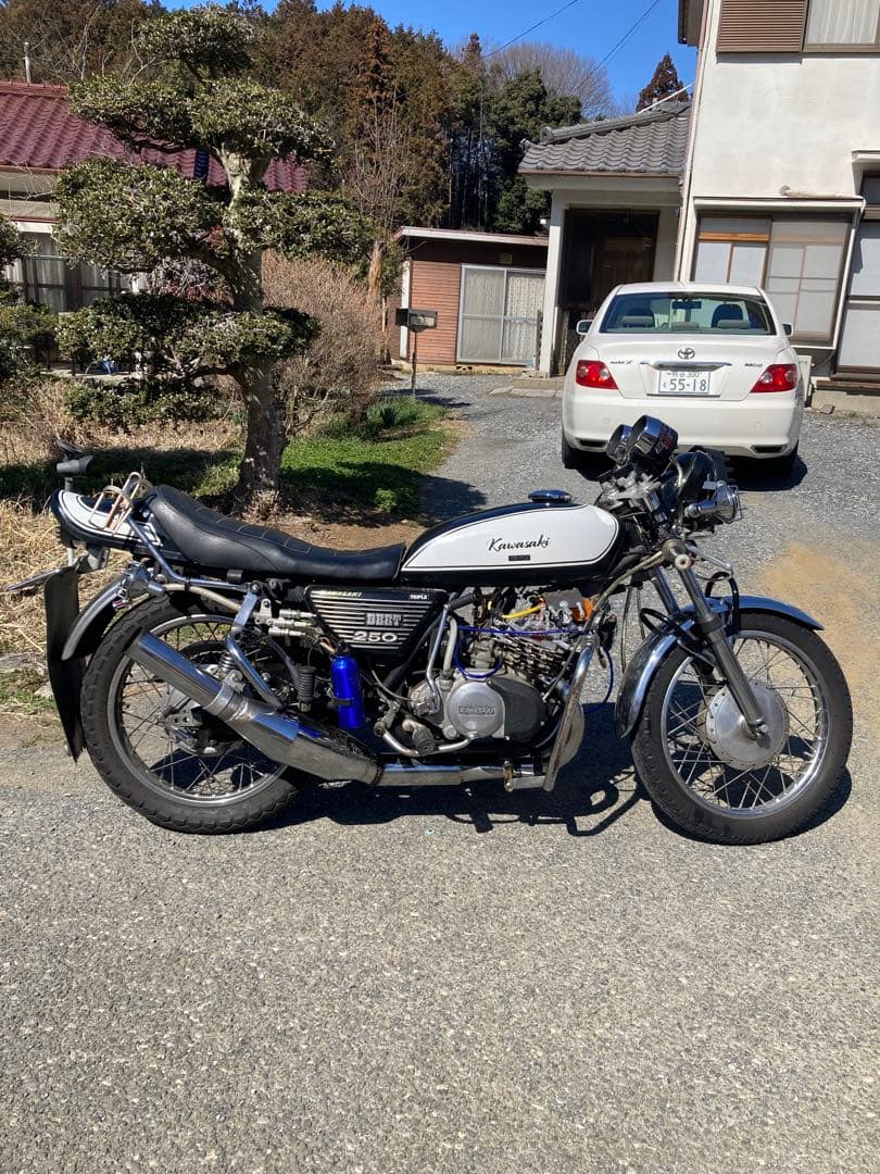 希少‼️KAWASAKI KH250 250ss 350ss ゼンシン？マフラー‼️