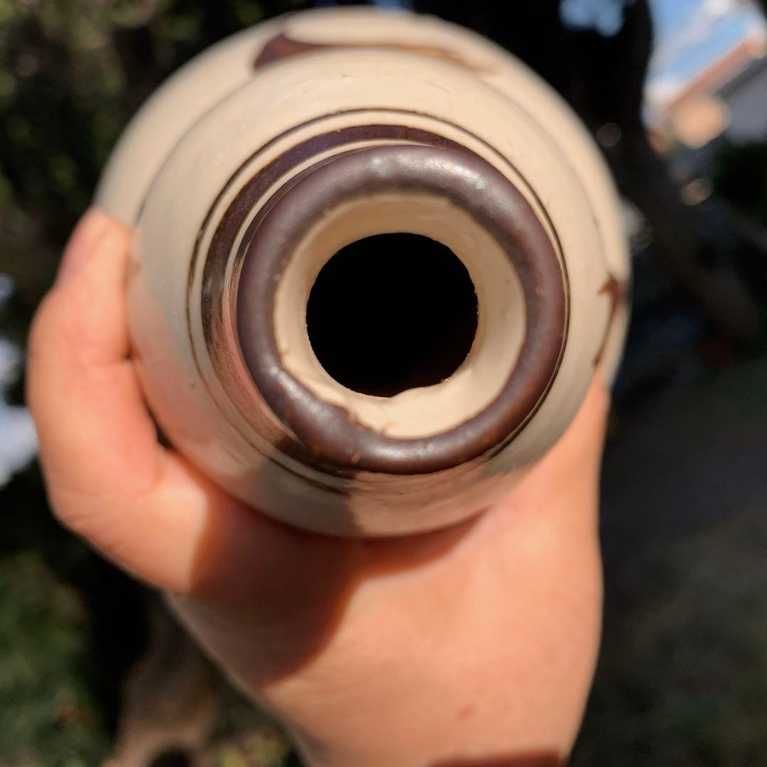 中国骨董　ひょうたん型　陶器　アンティーク　古美術　ひょうたん　花瓶　一輪挿し