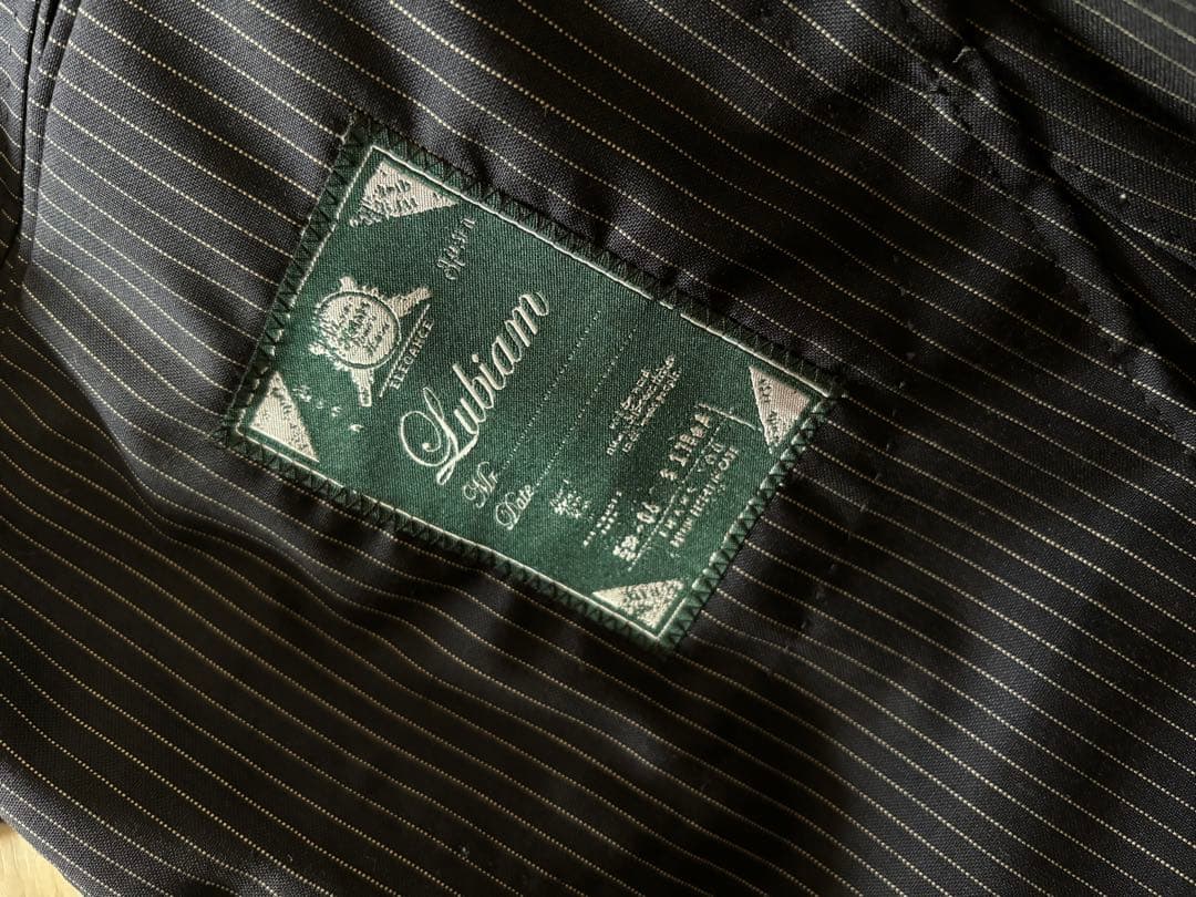 【美品】L.B.M.1911 春夏 サマーウールスーツ 46 フィナモレ 20万