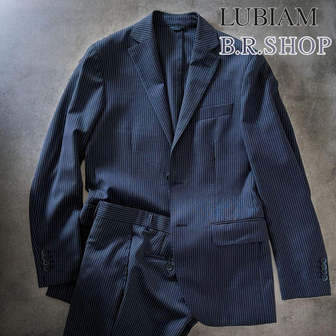 【美品】L.B.M.1911 春夏 サマーウールスーツ 46 フィナモレ 20万