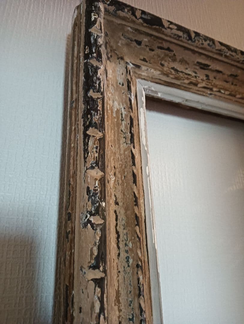 特大ビンテージ額縁　アンティーク額縁　油絵　水彩画