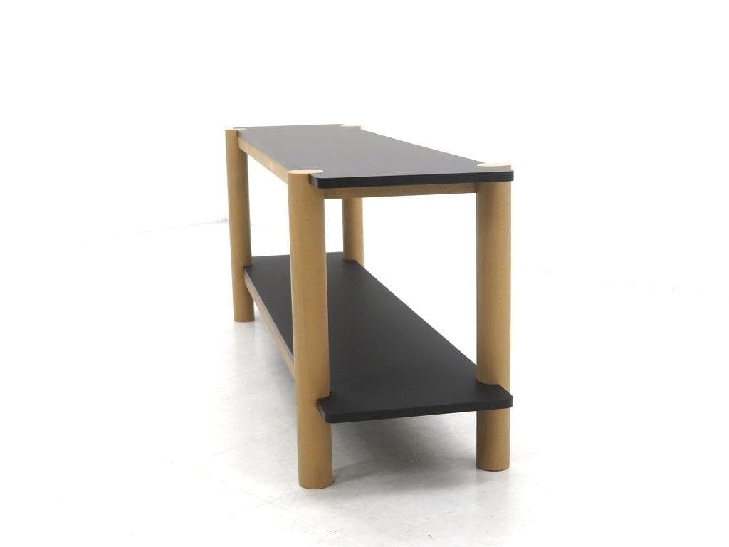 展示品　シボネ　リノリウム　オーク材　サイドボード　シェルフ　飾り棚　テレビ台