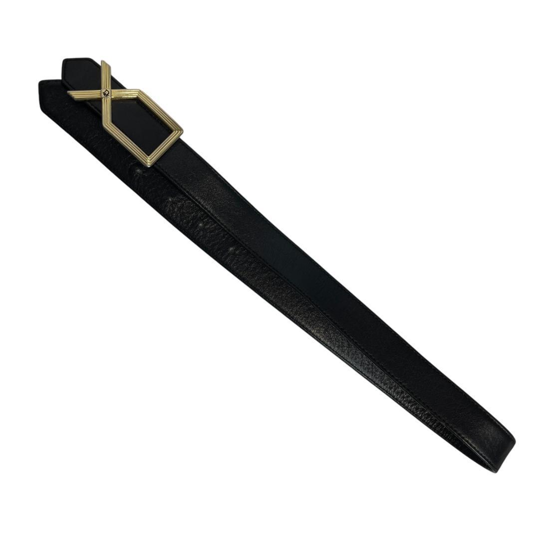 良品 Christian Dior 2648 ベルト レザー 本革 ロゴバックル