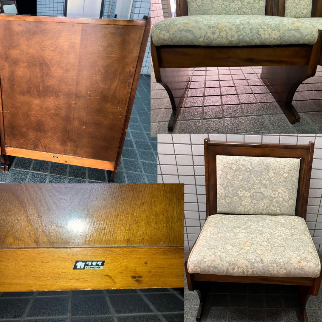 karimoku オールドカリモク ダイニングベンチソファセット4点