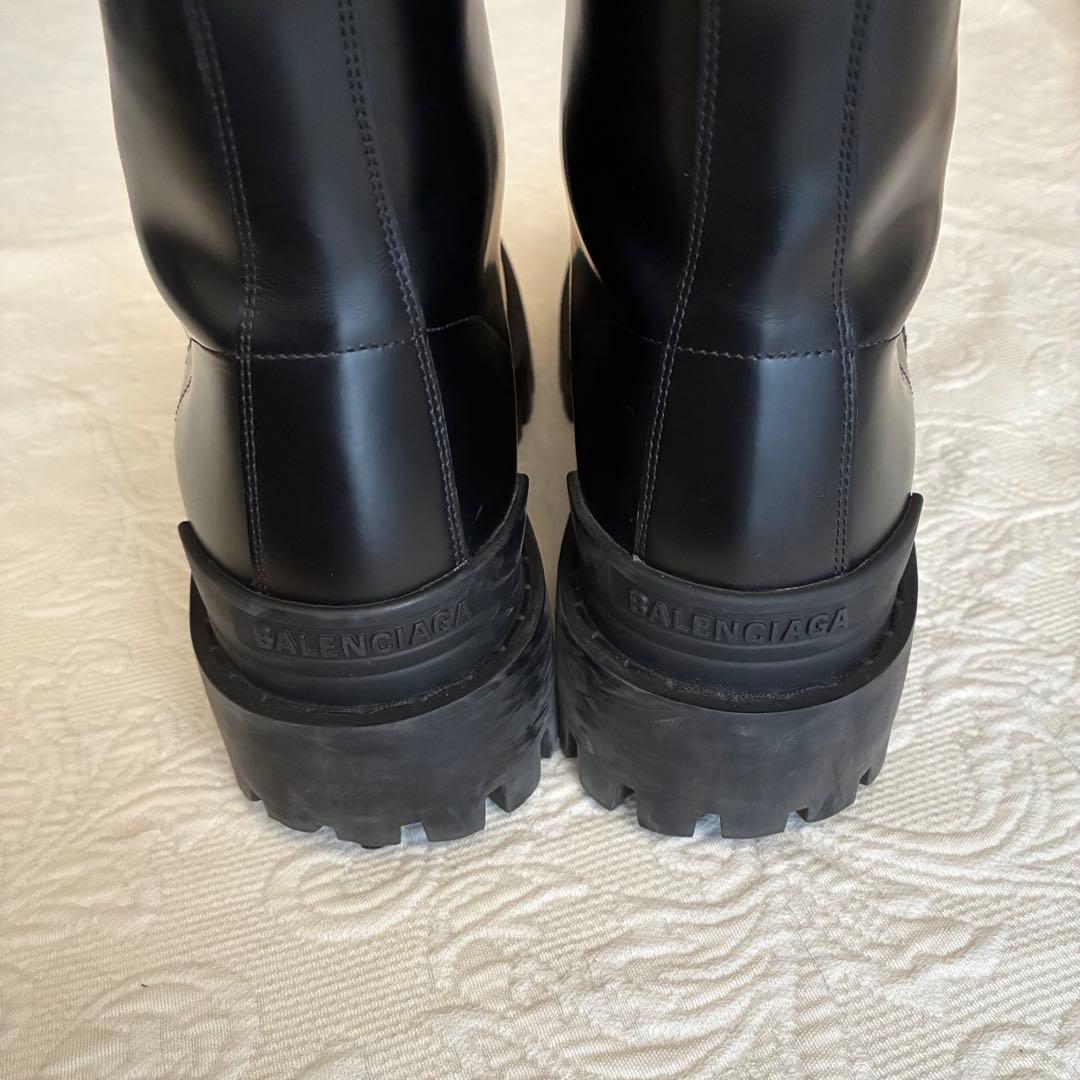 靴 Eyy Balenciaga Strike Lace-up Boots