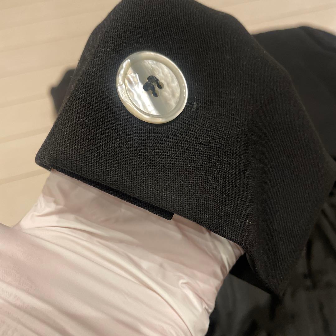 美品❤️Max Mara ダブルブレスト テーラードジャケット 黒　白タグ　L