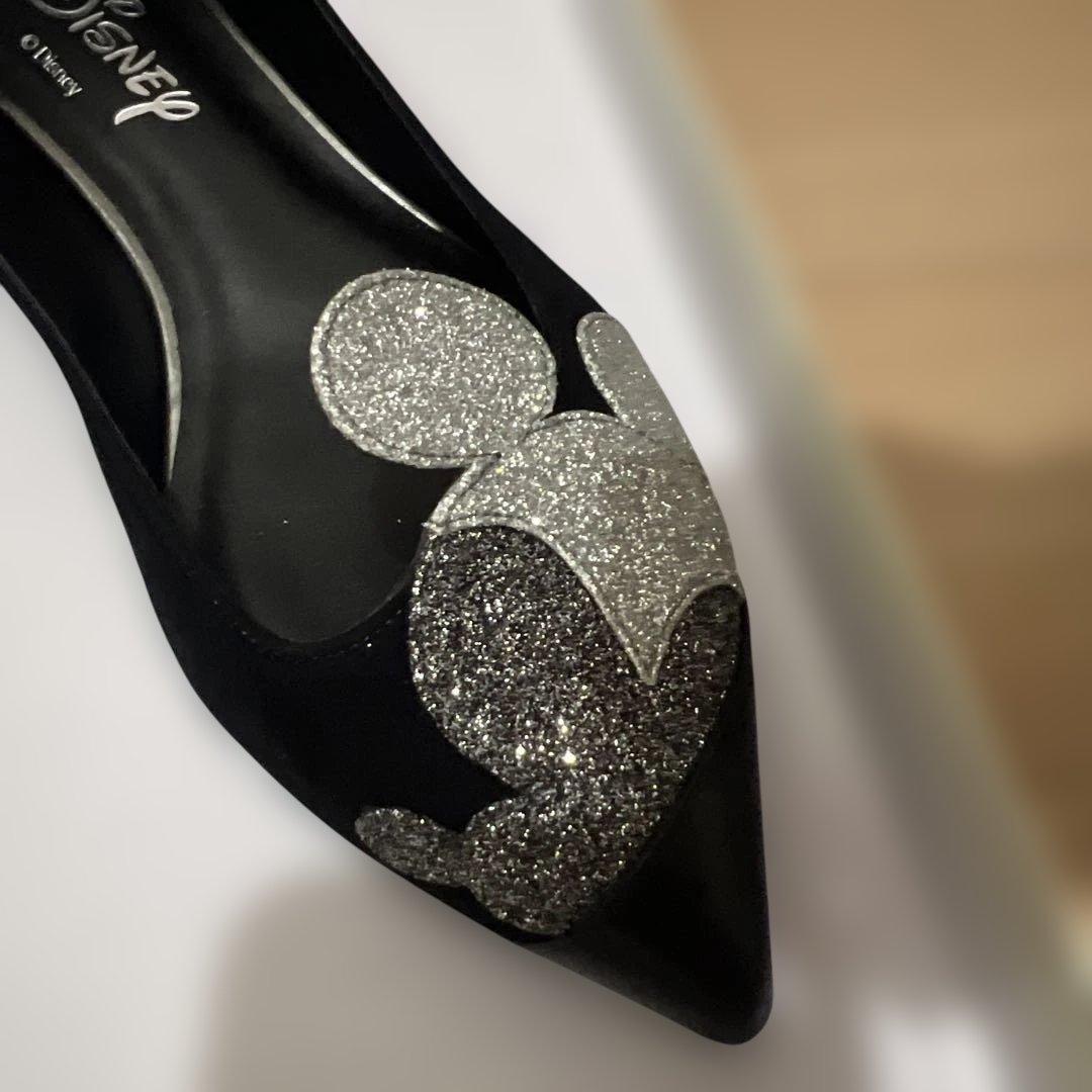 【新品未使用】DIANA Disney コラボ　ミッキー　パンプス　24センチ