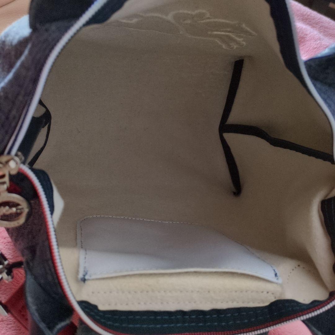 お値下げ☆LONGCHAMPプリアージュSオンザロードマリンデニム 2way