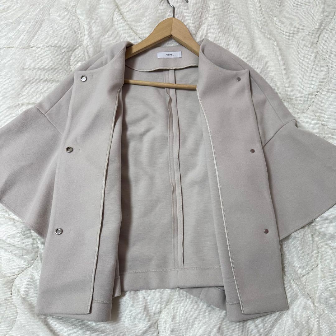 FENNEL フレアスリーブアウター　ヤマダヤ　ポンチョ　ケープ　コート