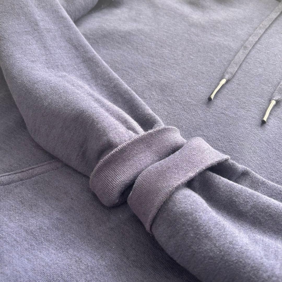 お値下げ！【Drawer】コットンパーカー フーディー カシミヤ ブルー系 2