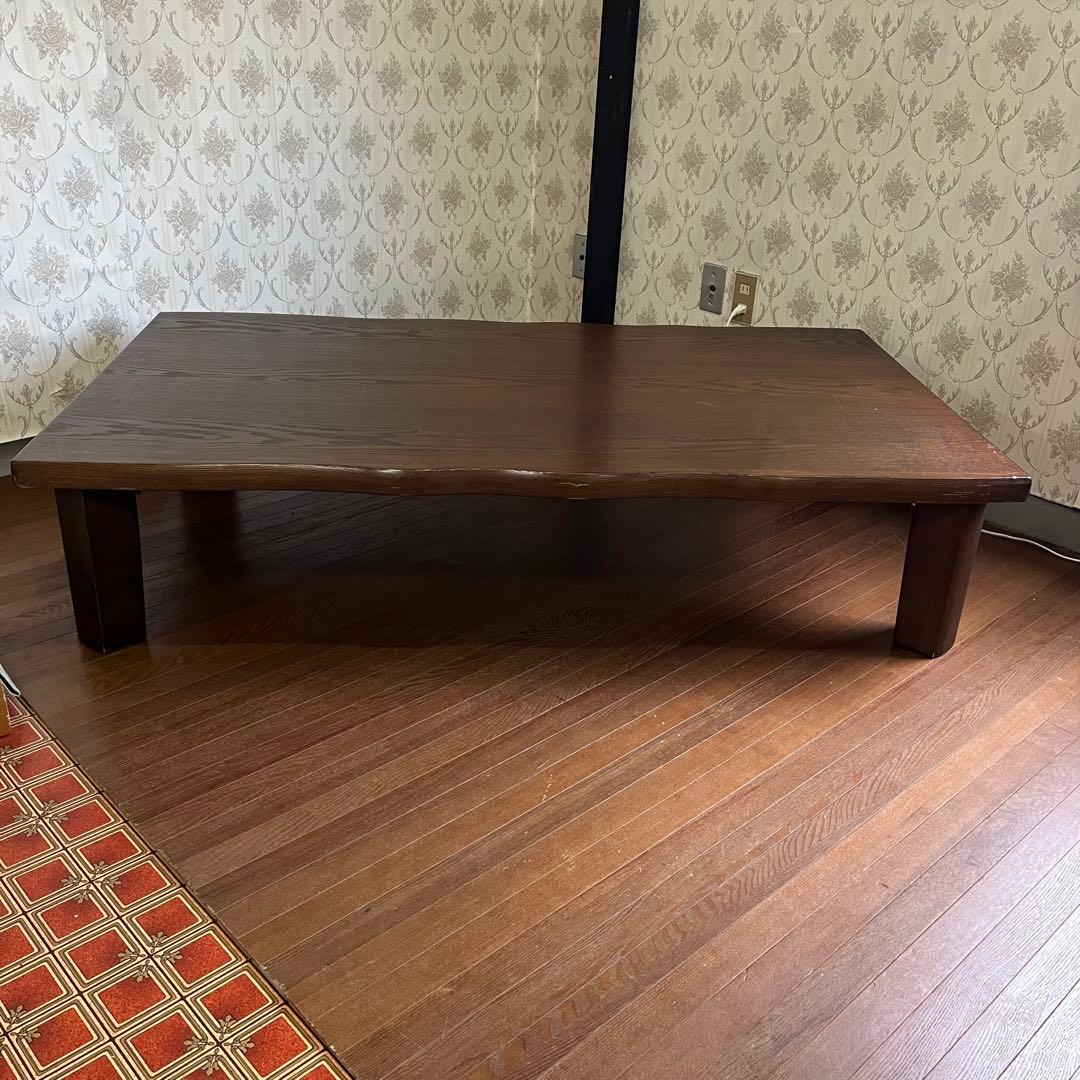 【アンティーク】木製 折りたたみ座卓 ローテーブル センターテーブル 古家具