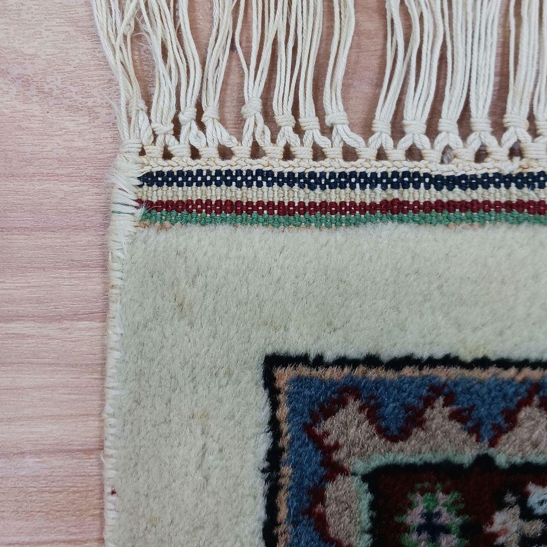 Y3059 パキスタン絨毯 182×125㎝ ウール 手織り トライバルラグ