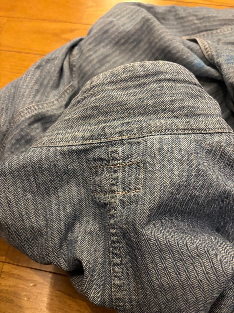 RRL Ralph Lauren ストライプ カバーオール　ダブルアールエル　L