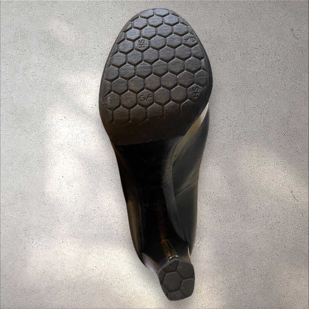 LOUIS VUITTON 24cmレザースエードブーティ37サイズ　付属品有