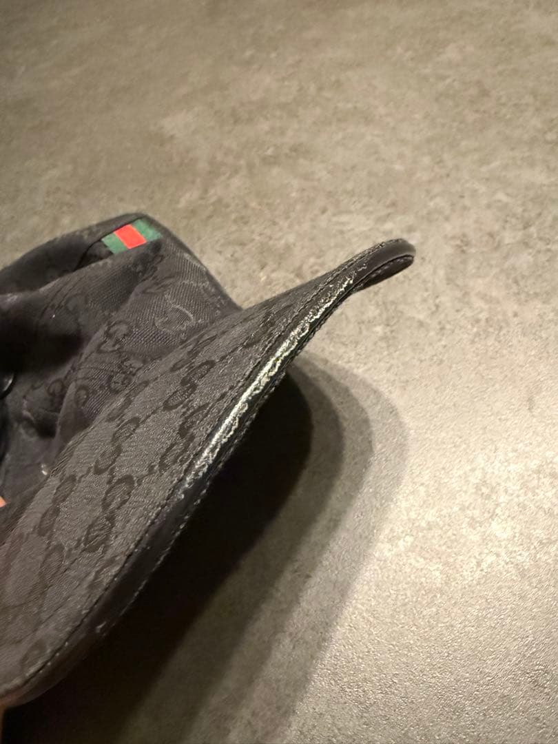 Gucci GGパターン キャップ ブラック