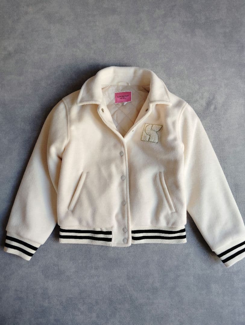 【美品】kate spade new york kids スタジアムジャンパー