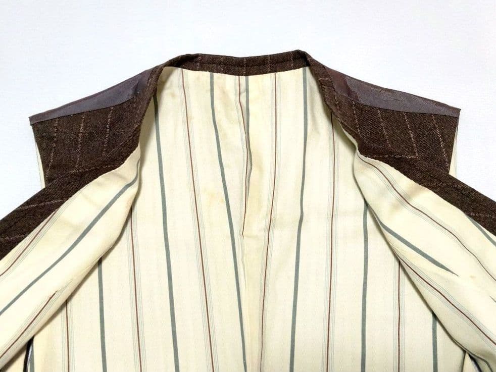 【70s】ビンテージ スリーピース ファッション・スーツ ブラウン 超希少！