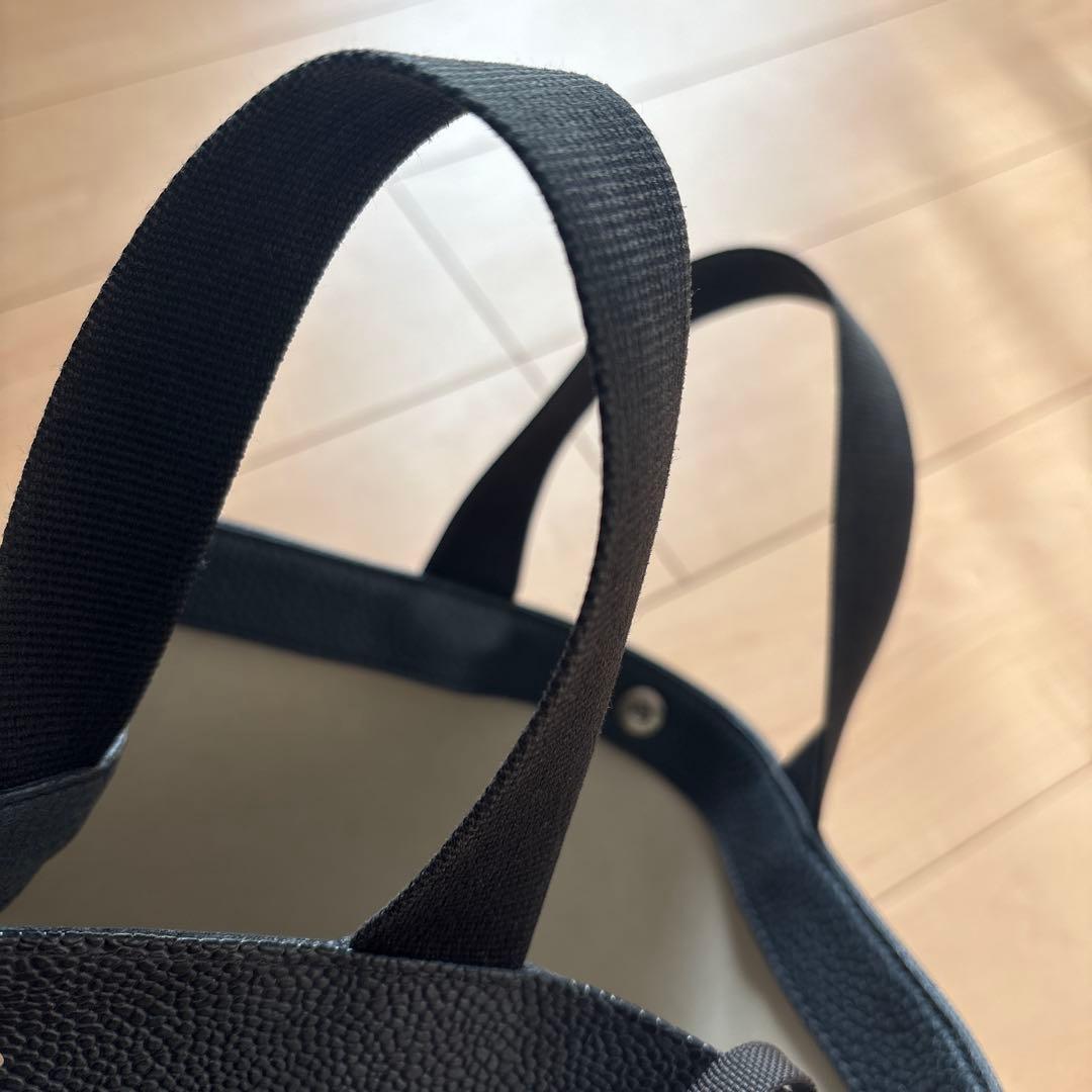 Hervé Chapelier オールブラックトートバッグ　827GGノワール