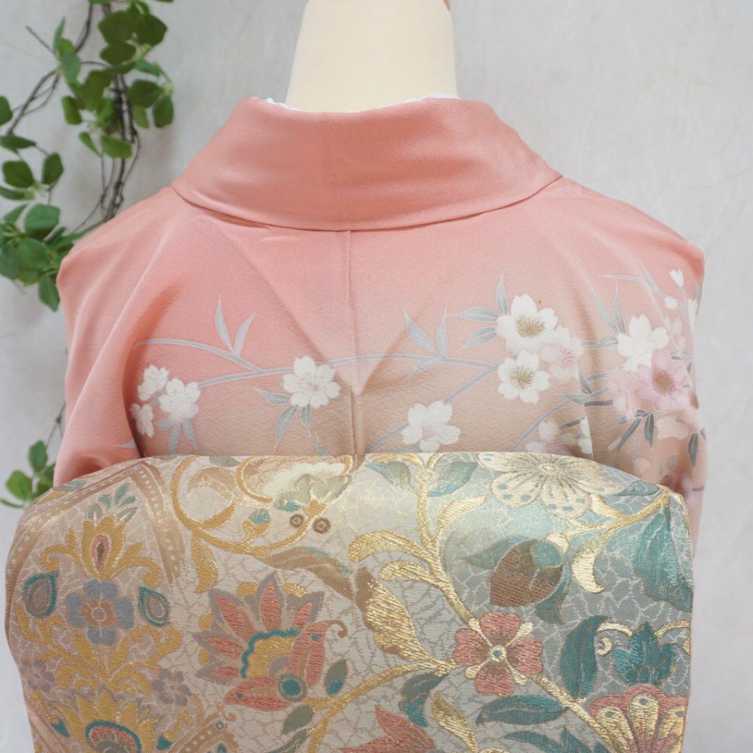 訪問着フルセット　296▪︎ 正絹　卒業式　入学式　お宮参り　七五三　披露宴