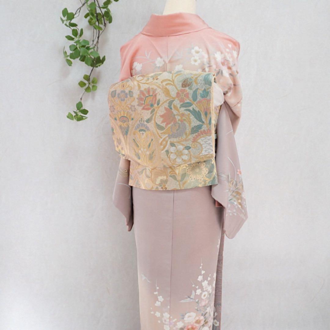 訪問着フルセット　296▪︎ 正絹　卒業式　入学式　お宮参り　七五三　披露宴