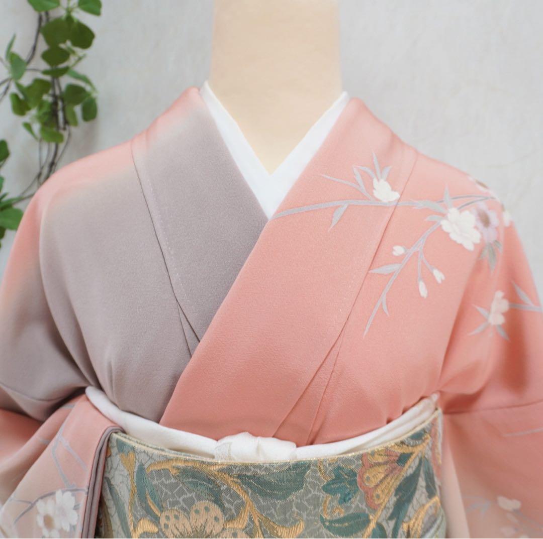 訪問着フルセット　296▪︎ 正絹　卒業式　入学式　お宮参り　七五三　披露宴