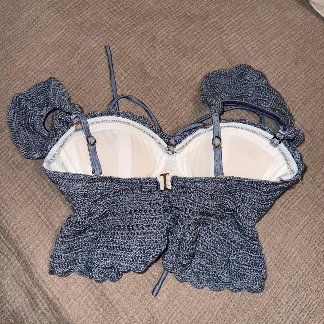 【Ce♡】rienda バイカラークロシェバンドゥカップ bikini