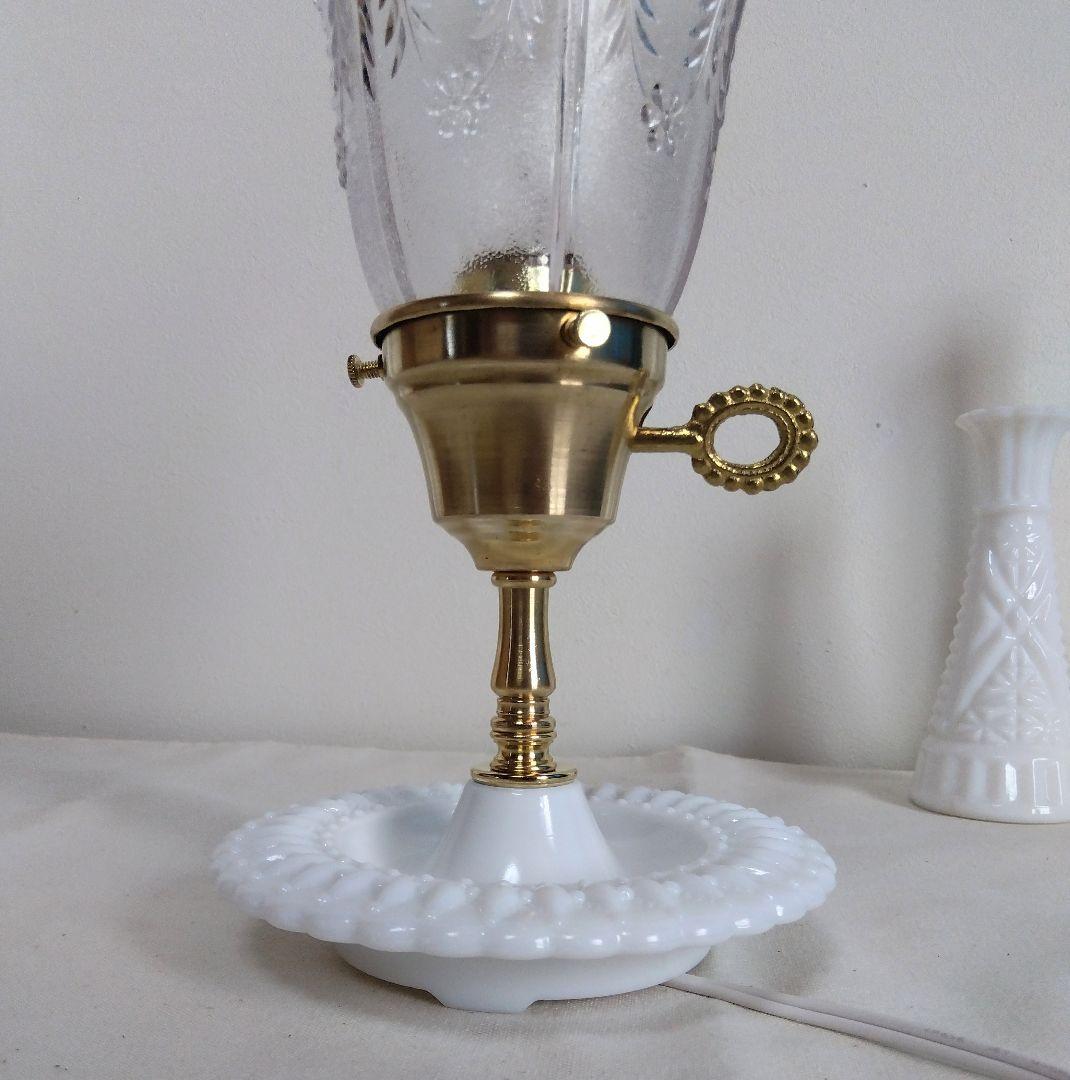 プレスガラスシェード テーブルランプ