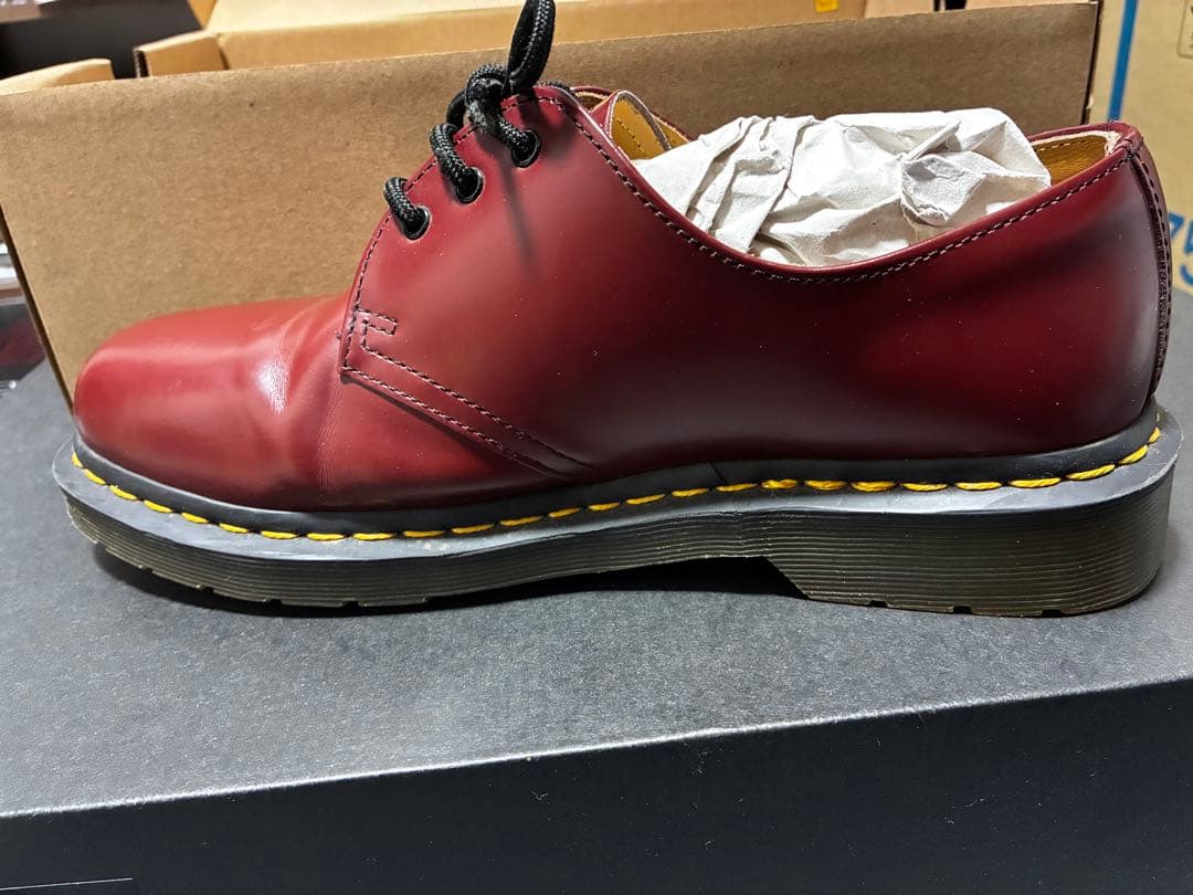 Dr. Martens 1461 CHERRY RED UK7 箱ありタグあり