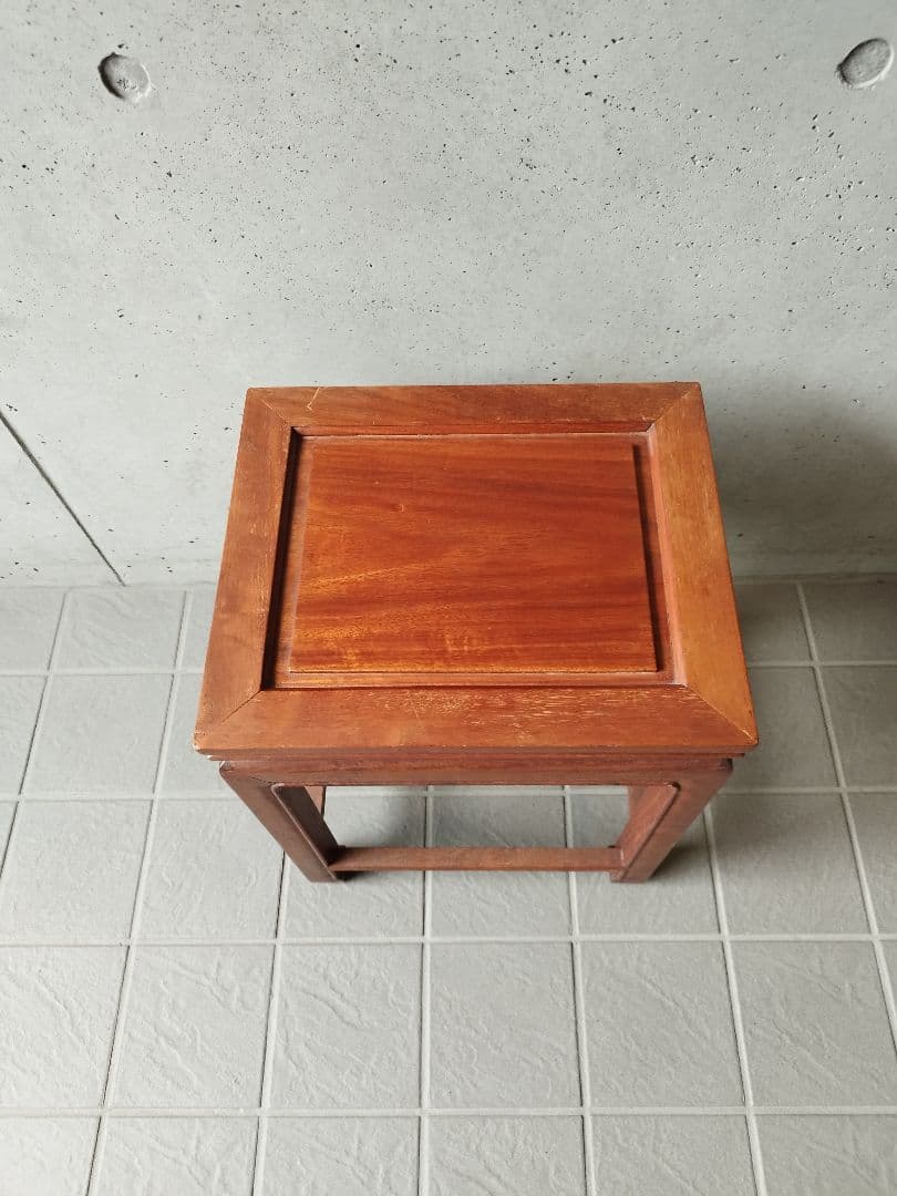 アンティーク　サイドテーブル　チーク